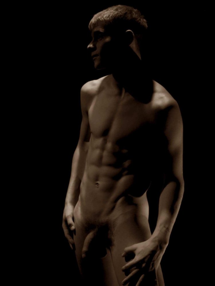 Naked male body