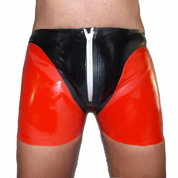 Latex shorts Men