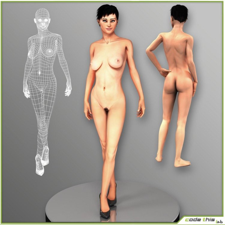 Model of the female body
