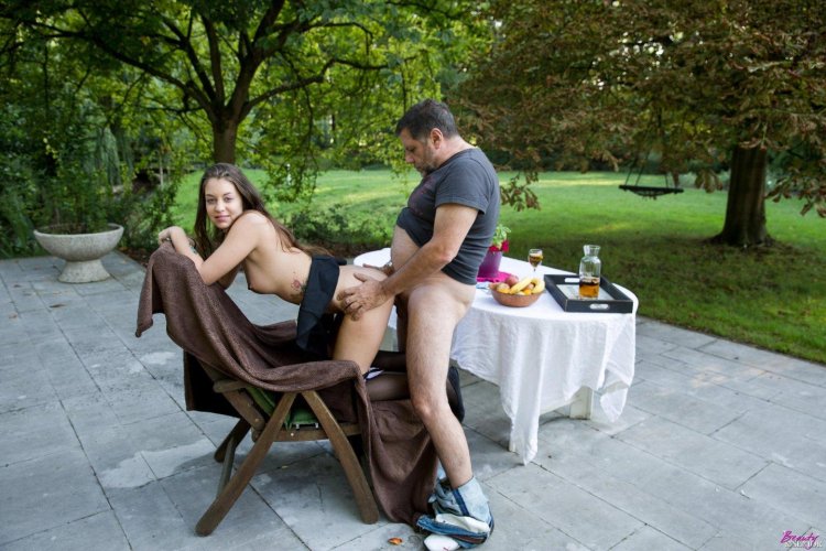 Lauren Minardi with Grandfather XXX