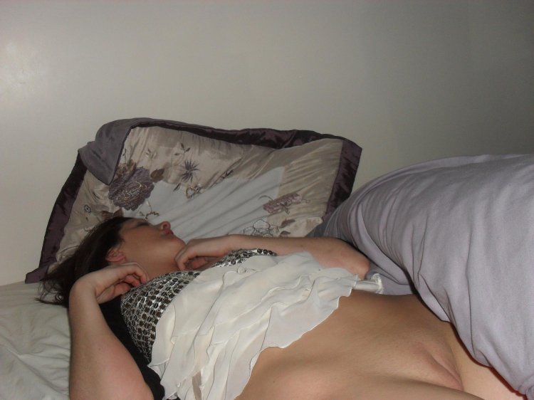 Sleeping naked sister