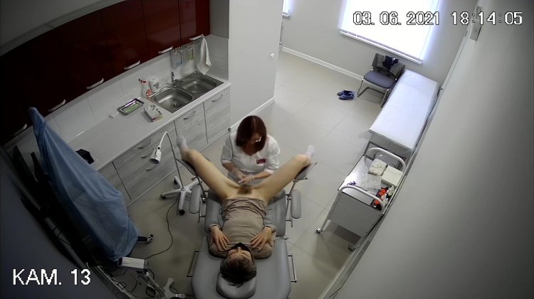 Hidden camera in a gynecological office