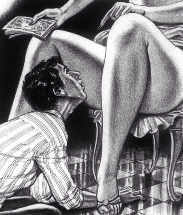 Cunnilingus drawings