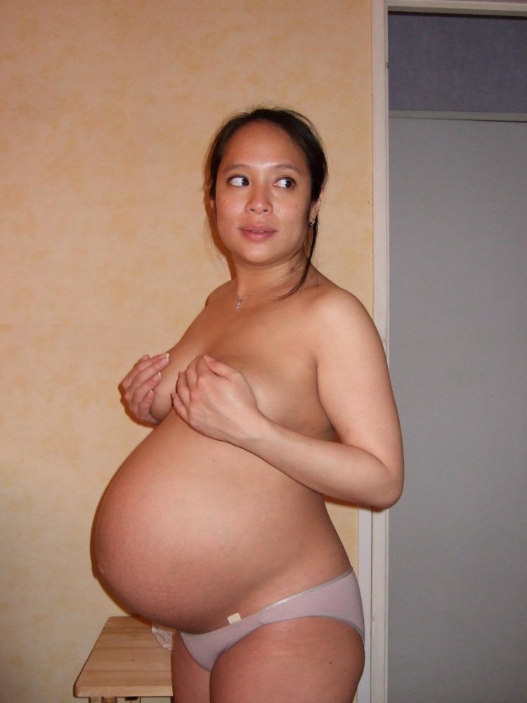 Pregnant huge stomach