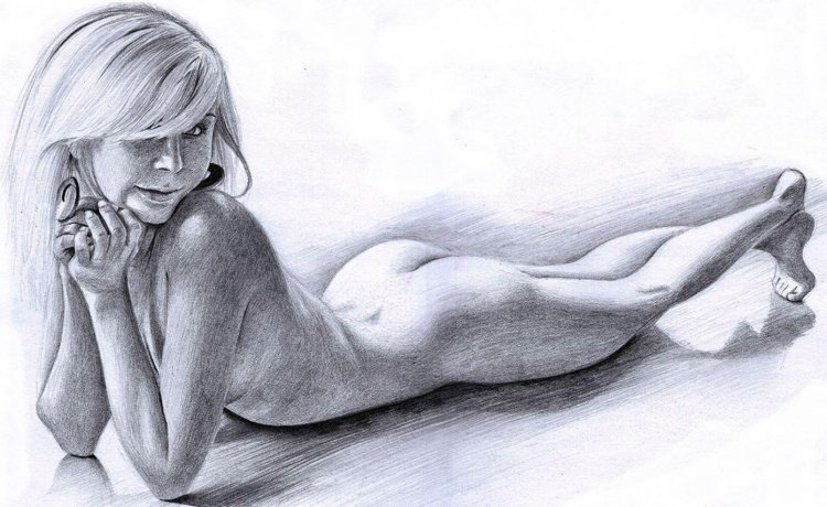 Drawn naked girls