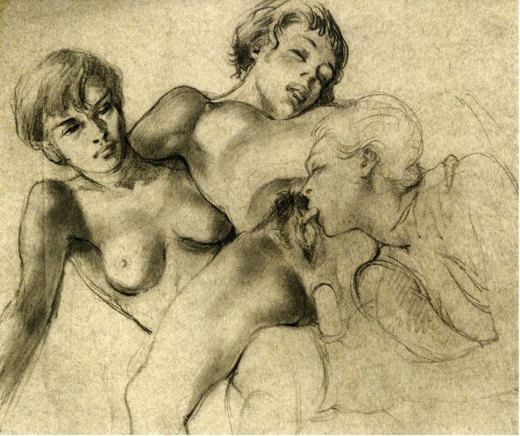 Modern pornographic painting