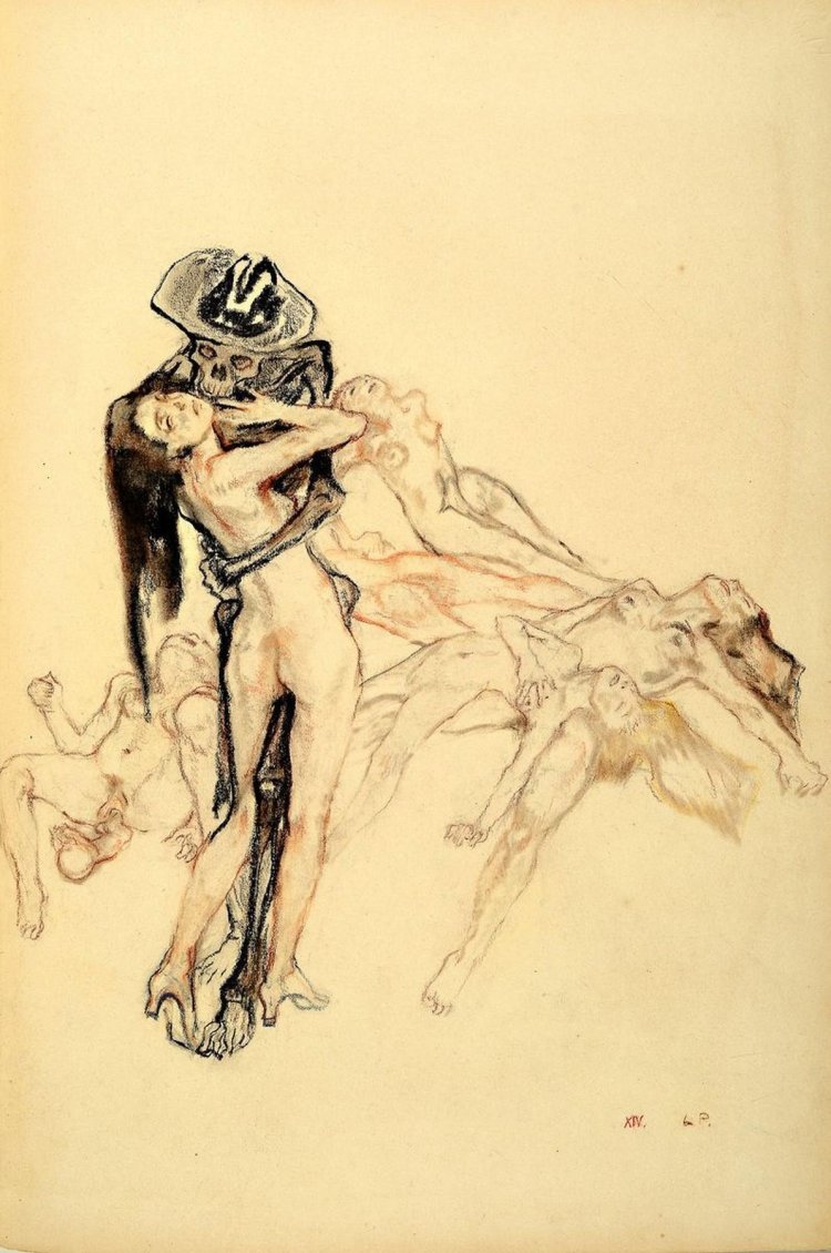 Edward Munk Girl and Death