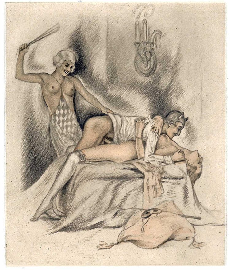 Johann Nepumuk Heiger Erotic Illustrations