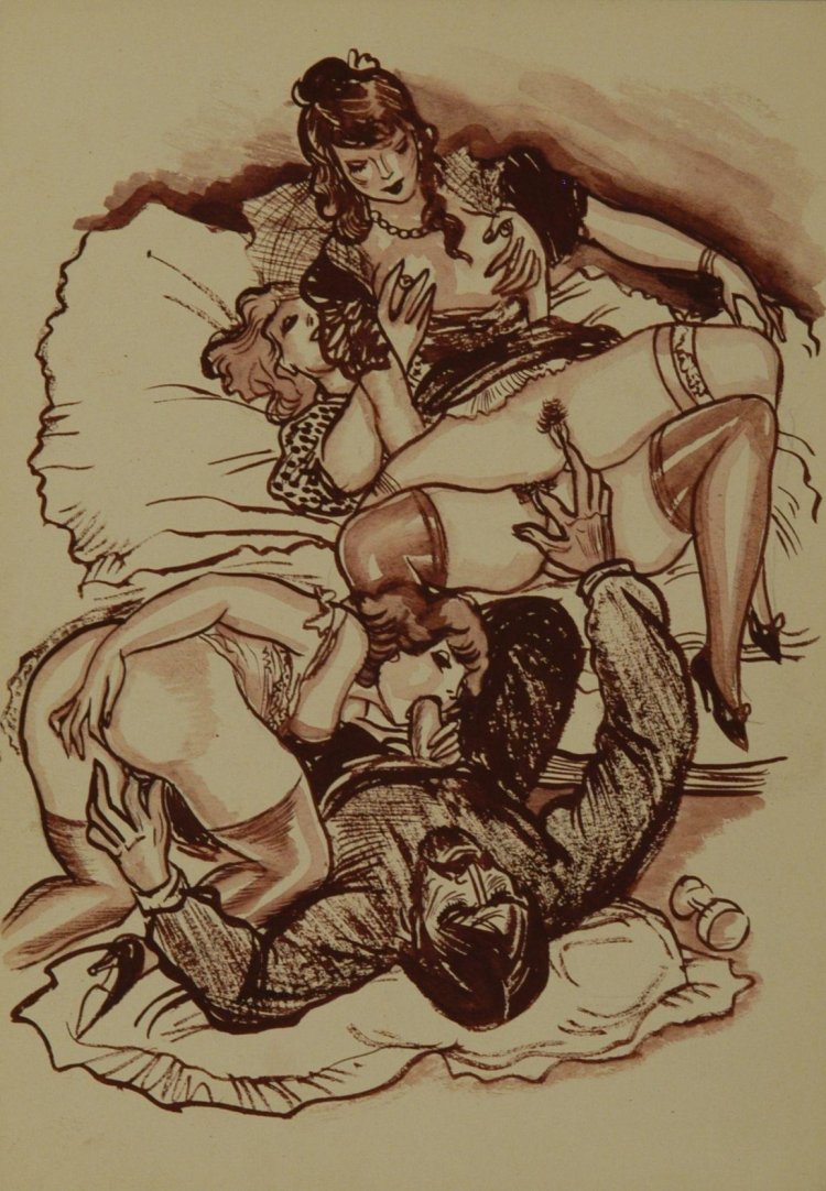 Pornographic illustrations