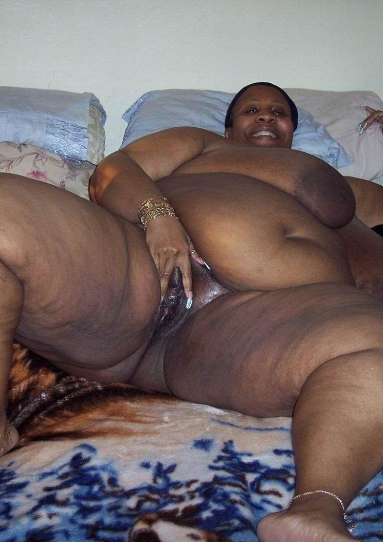 The black woman is thick