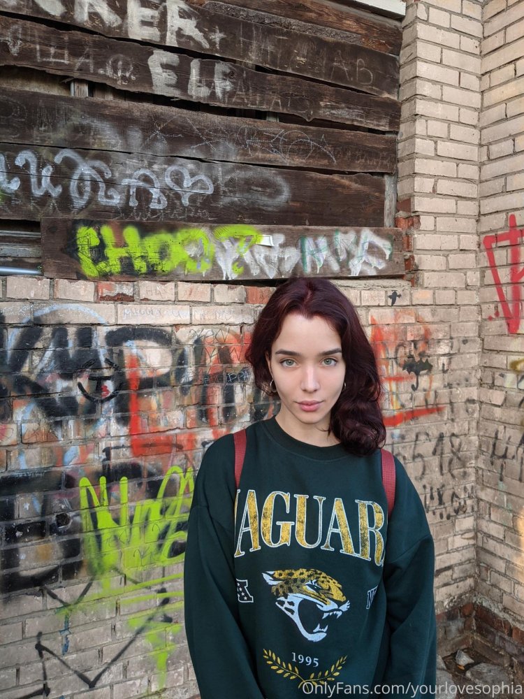 The sweatshirt is female