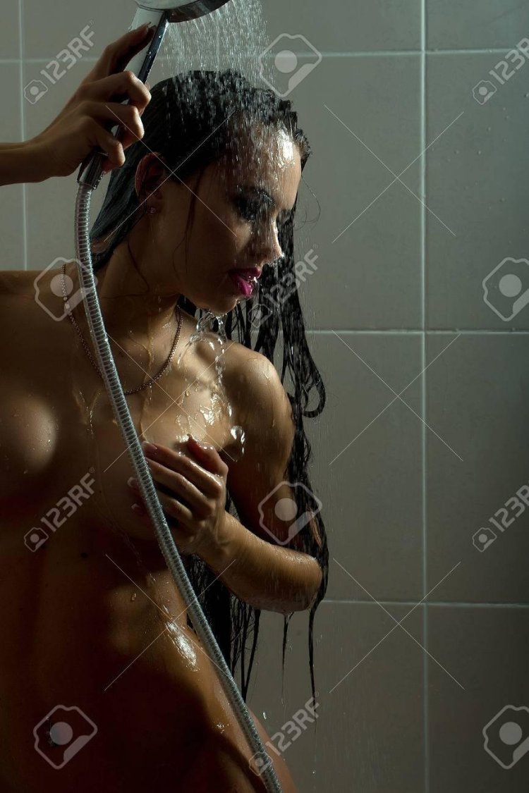 Woman in shower