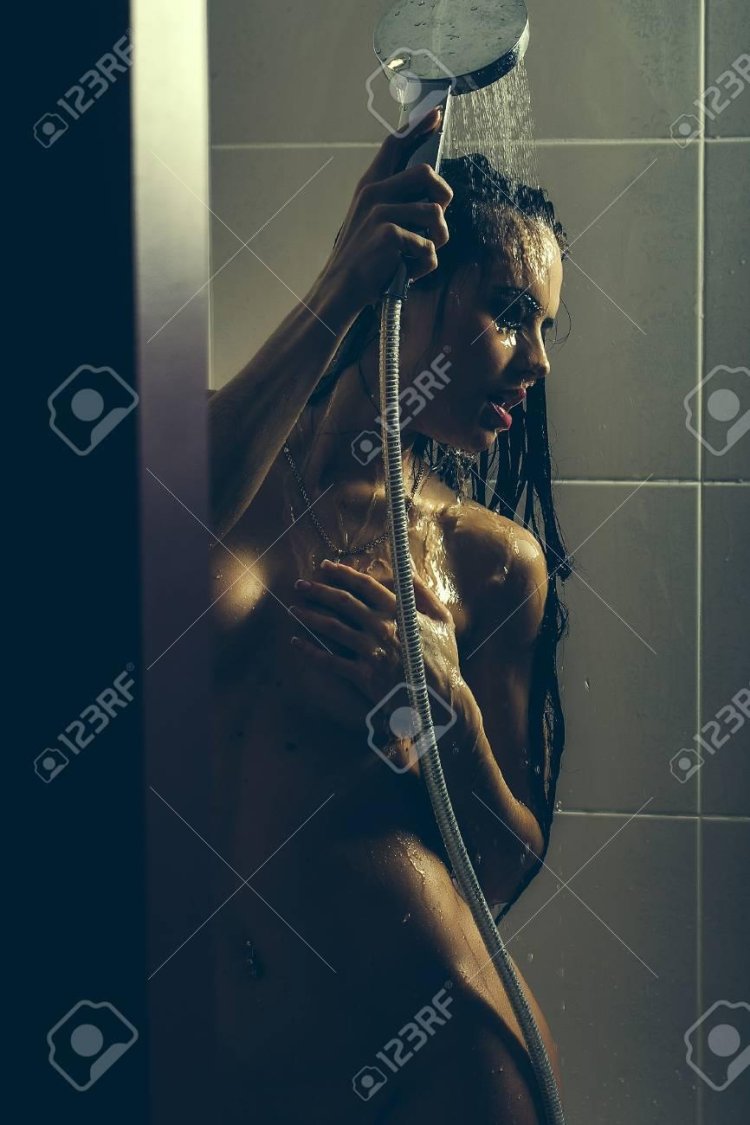 Photo shoot under the shower