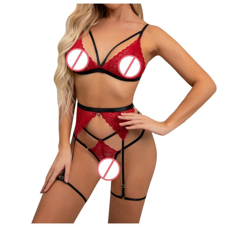 Lower underwear is lace intimate