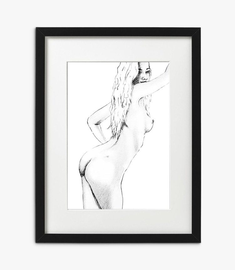 In the frame picture