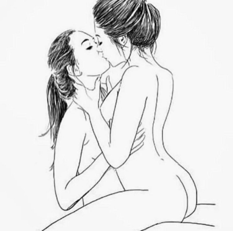 Drawings for lesbian sketch