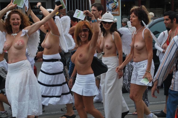 Festival of naked boobs