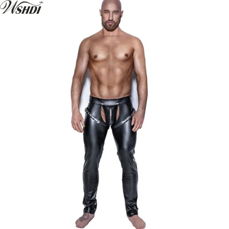 Leather pants are male