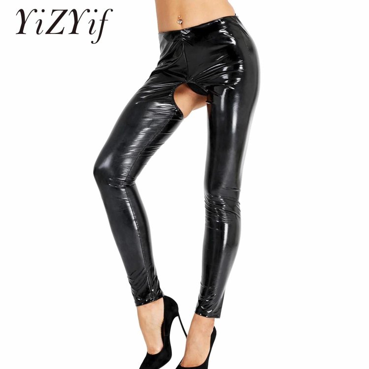 Latex pants are women