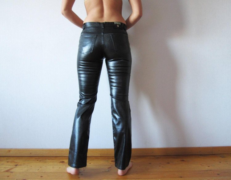 Leather pants Vertes