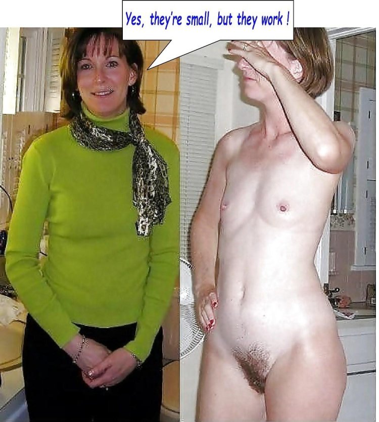 Mature hairy in clothes and without