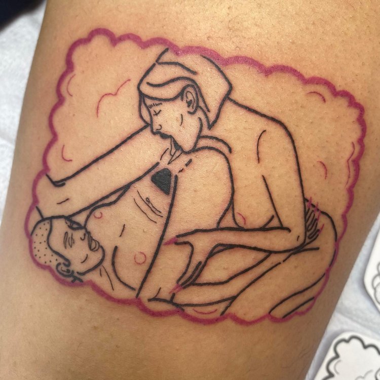 Tattoo Mother and Child