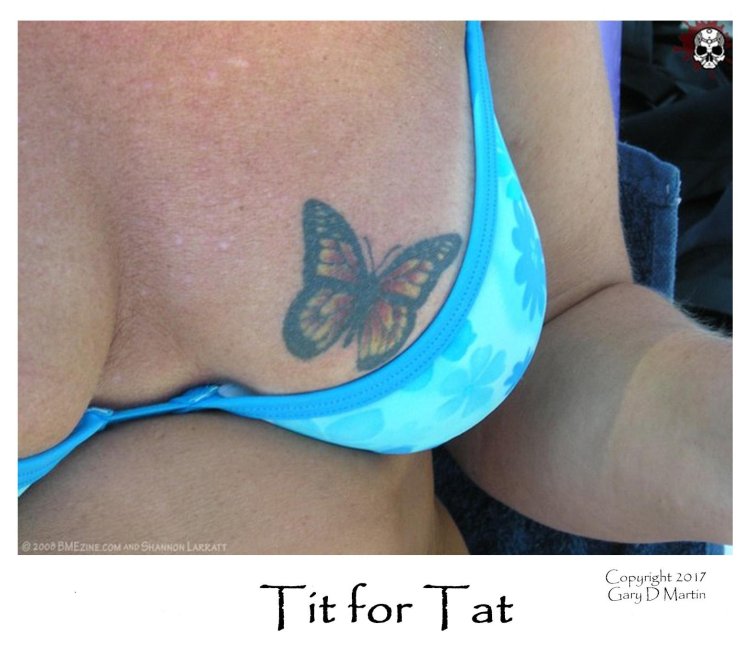 Tattoo with butterflies