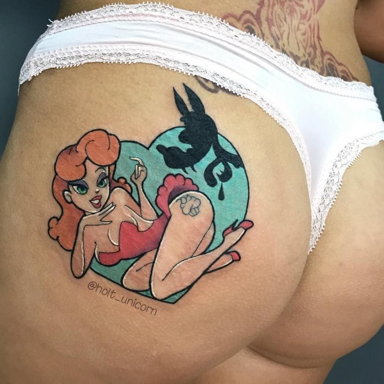 Tattoo for girls on the pope