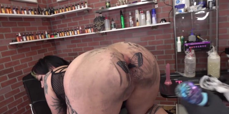 A woman with tattoos