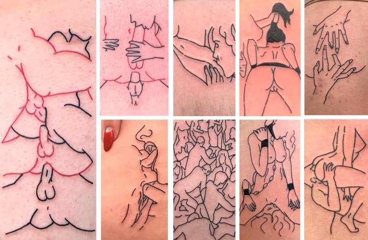 Porn tattoo sketches