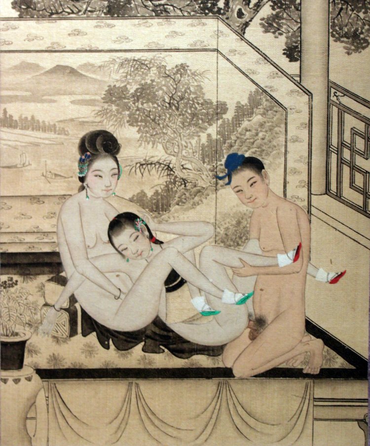 China painting of the Qing era