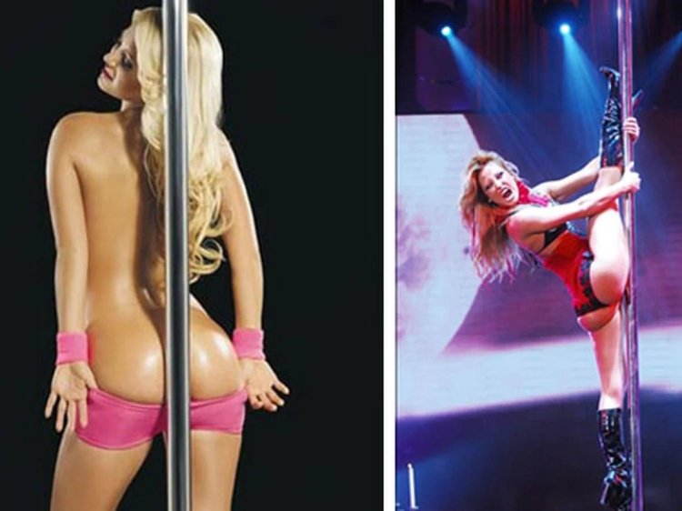 Beautiful girls striptease