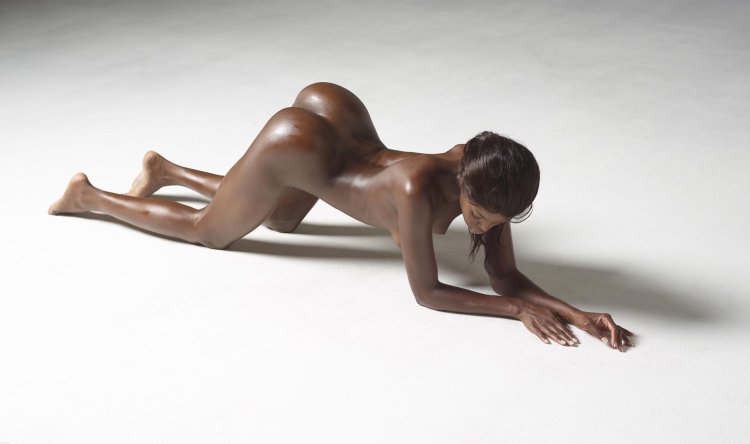 The black woman is goal