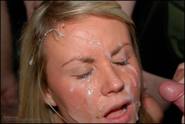 Sperm on the face