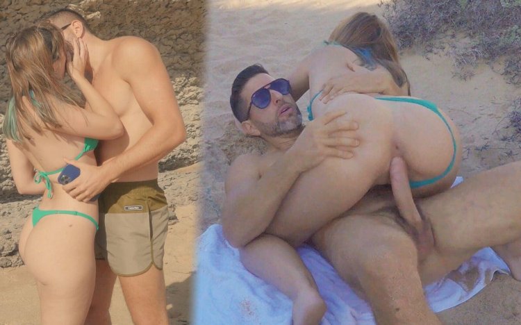 On the beach sex