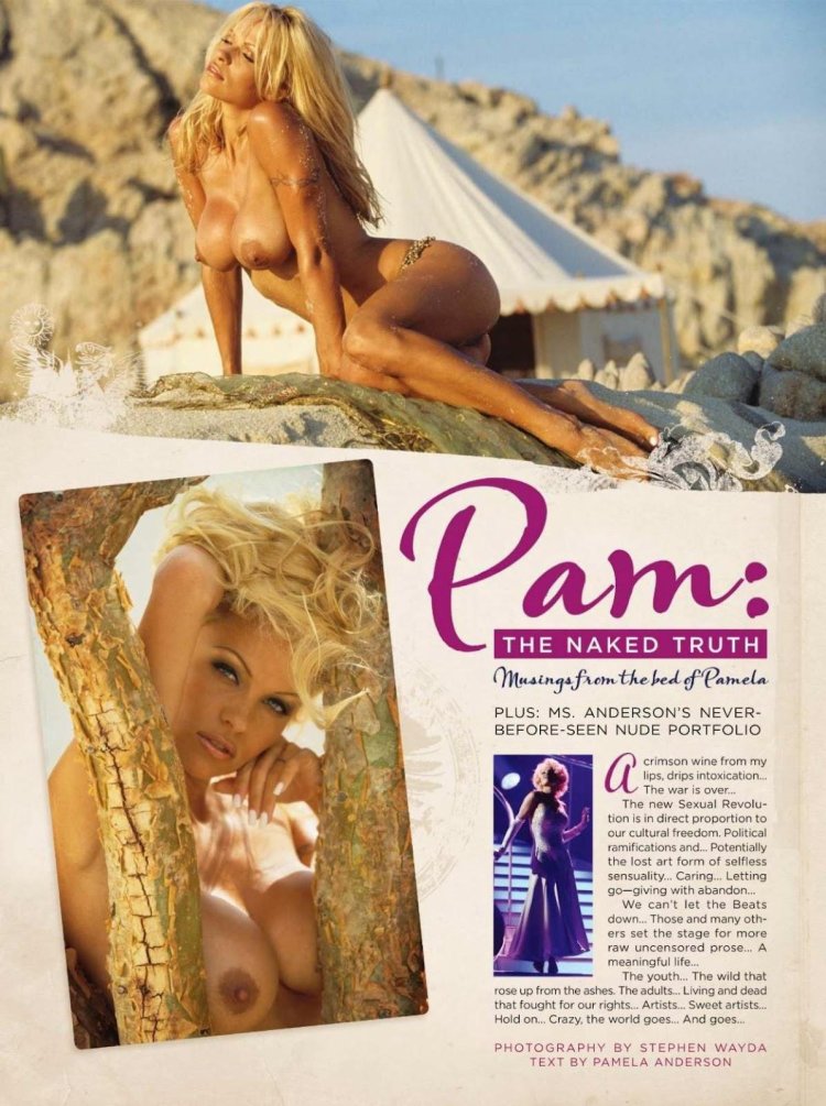 Pamela Anderson in playboy