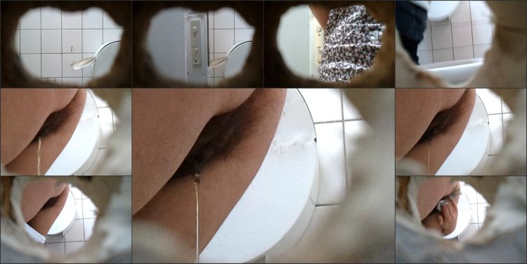 Hidden camera in anal toilet