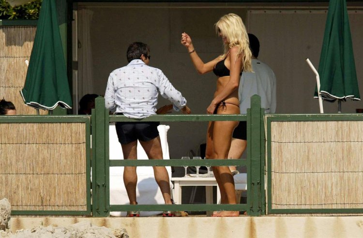 Victoria Silvstedt with boyfriend