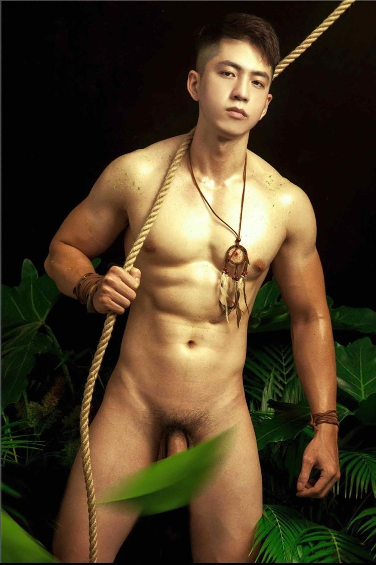 Naked Vietnamese men