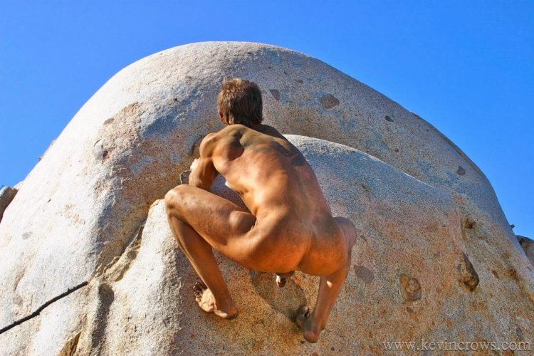 Naked climbers guys