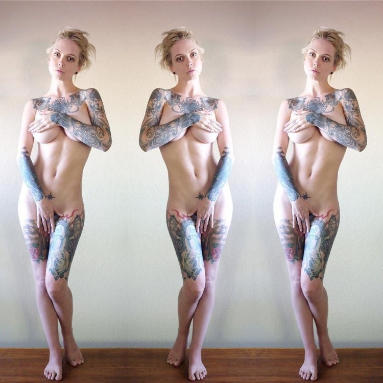 Tattoo model Madison Skye