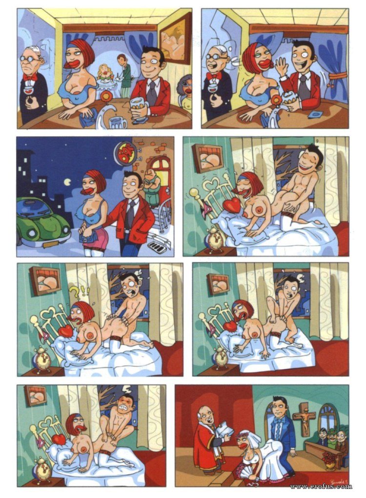 Funny erotic comics