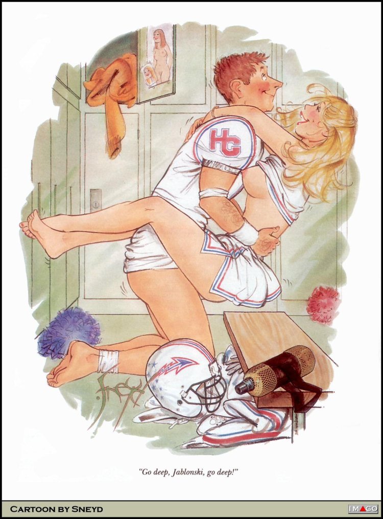 Erotic humorous drawings