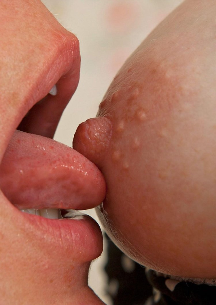 Lesbian with large nipples