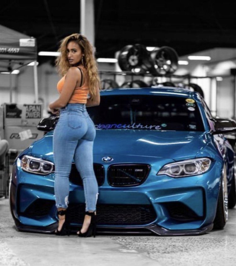 Bmw with a girl