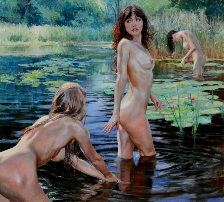 Painting nude
