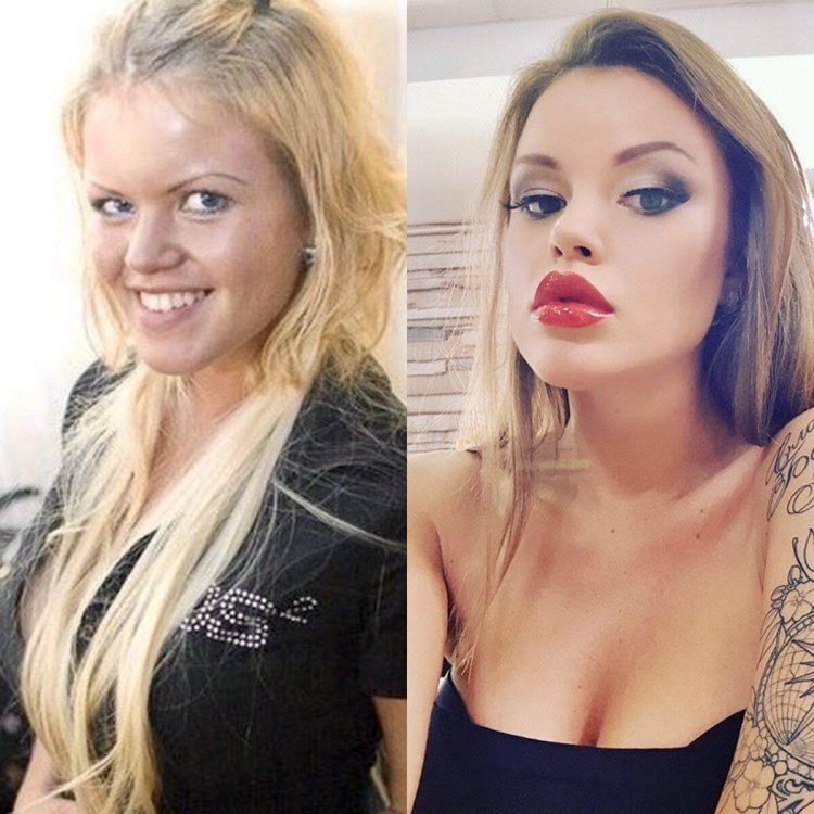 Olesya Malibu in his youth