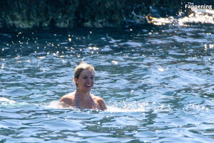 Girl swimming in the sea