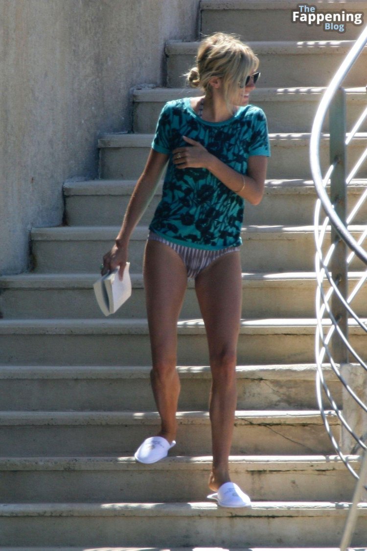 Paris Hilton in a swimsuit