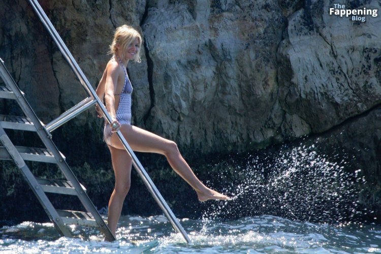 Sienna Miller in a swimsuit